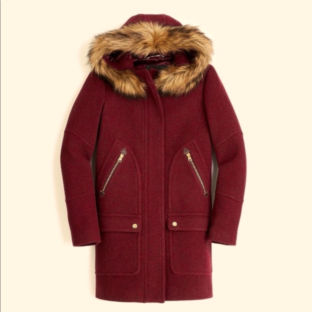 Chateau parka in Italian stadium-cloth wool